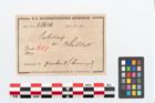 Etikett zu Bronzezierbeil (NHMW-PRAE-025626)